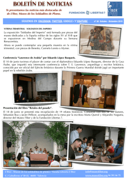 n&ordm; 30 - L`Iber Museo de los Soldaditos de Plomo