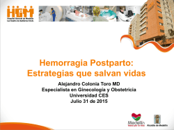 Abordaje de la paciente con c&oacute;digo rojo.