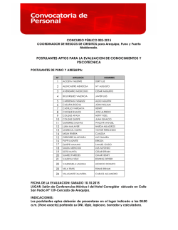 resultados de convocatoria coordinador de riesgos