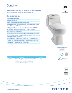 Sanitario Sondrio Control Azul