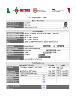 Ficha Curricular