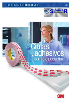 CINTAS Y ADHESIVOS (formato peque&ntilde;o)