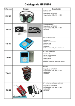Reproductores MP3