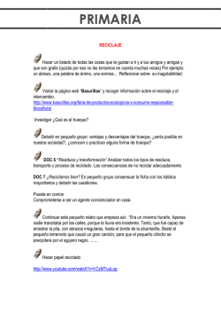 Propuestas Educaci&oacute;n Primaria