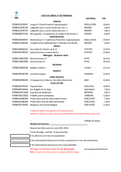 1&ordm; Primaria - Colegio Stella Maris La Gavia