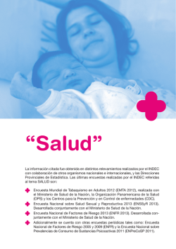 Salud - Indec
