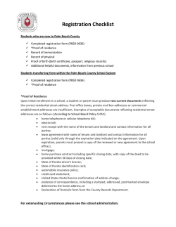 Registration Checklist - Atlantic Community High School