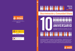 Informe de Discriminaci&oacute;n y Comunidad Gitana 2014