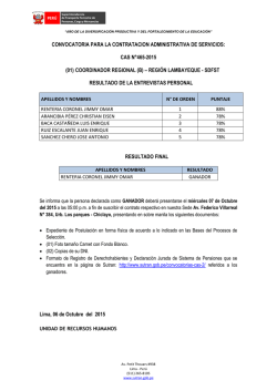 cas n&deg;465-2015 (01) coordinador regional (b) &ndash; regi&oacute;n