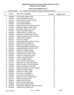 maestria en derecho mencion derecho penal y procesal penal