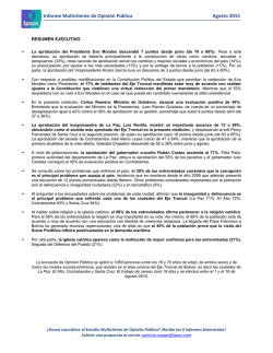 Opinion Data - Agosto 2015