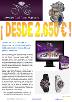 Cat&aacute;logo Jewelry Cad Dream