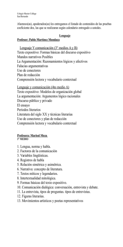 3&deg; Medio - Master College