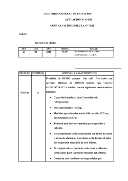 N&ordm; 411/15 - Auditor&iacute;a General de la Naci&oacute;n