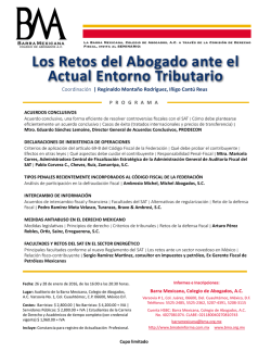 Los Retos del Abogado ante el Actual Entorno Tributario