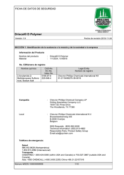 Driscal&reg; D Polymer - Chevron Phillips Chemical Company