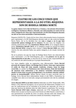 bodega sierra norte vinos seleccionados do utiel requena