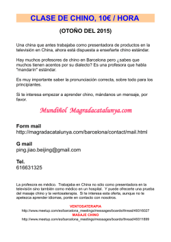 clase de chino