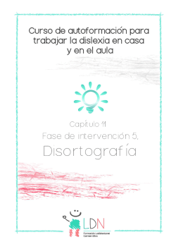 Tema 1 Introducci&oacute;n te&oacute;rica breve sobre la dislexia