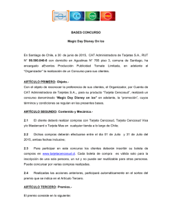 BASES CONCURSO Magic Day Disney On Ice