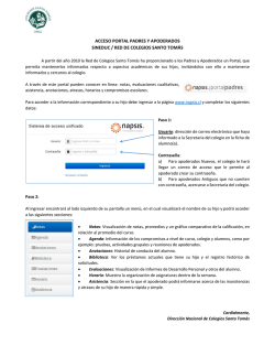 acceso portal padres y apoderados sineduc / red de colegios santo