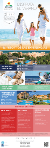 Campa&ntilde;a Vacaciones Verano