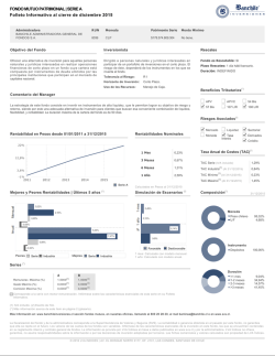 FONDO MUTUO PATRIMONIAL | SERIE A Folleto Informativo al