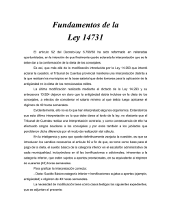 Fundamentos de la Ley 14731