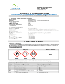 MSDS MIPA - Petramin