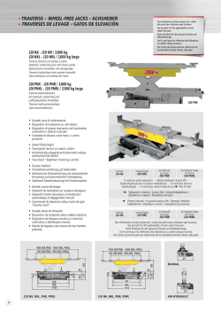 &bull; TRAVERSE &bull; WHEEL-FREE JACKS &bull; ACHSHEBER