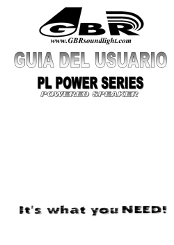 BAFLES POTENCIADOS PL 1240-1540 MP3 POWER