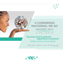 II CONGRESO NACIONAL DE GC - Bienvenido al Colegio