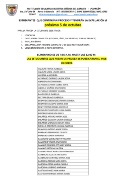 pr&oacute;ximo 5 de octubre