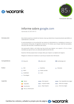 Informe sobre google.com