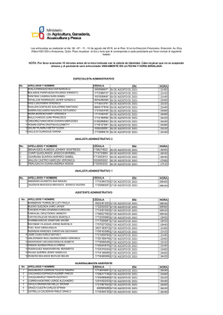 HORARIO ENTREVISTAS SALA DIR. FINANCIERA