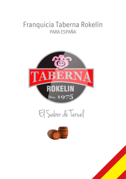 Monta tu taberna en Espa&ntilde;a ( 11Mb)