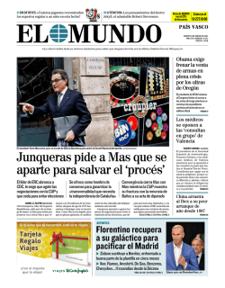 Junqueras pide a Mas que se aparte para salvar el `proc&eacute;s`