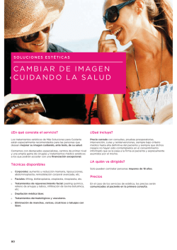 CAMBIAR DE IMAGEN CUIDANDO LA SALUD