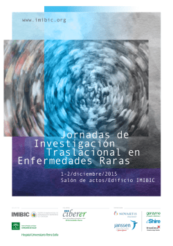 Jornadas de Investigaci&oacute;n Traslacional en Enfermedades