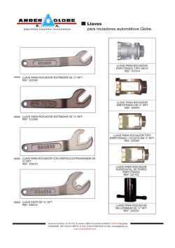 Llaves para rociadores autom&aacute;ticos Globe.