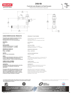 Flux&oacute;metro para Mingitorio de Pedal Expuesto Pedal Urinal