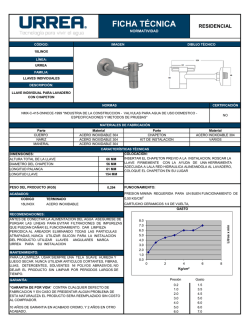 Descarga Ficha T&eacute;cnica