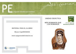 M&aacute;s romanos que los romanos. Material para el alumno