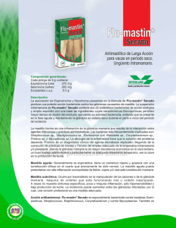 Antimast&iacute;tico de Larga Acci&oacute;n para vacas en per&iacute;odo