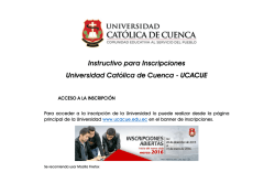 Descargar Instructivo - Universidad Cat&oacute;lica de Cuenca