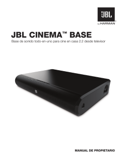 JBL CINEMA&trade; BASE
