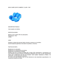 69252 CUBRE ZAPATO KIMBERLY CLARK 1 PAR DESCRIPCI&Oacute;N