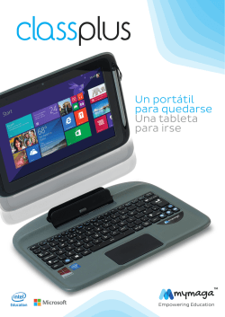 Un port&aacute;til para quedarse Una tableta para irse