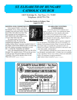 ST. ELISABETH OF HUNGARY CATHOLIC CHURCH