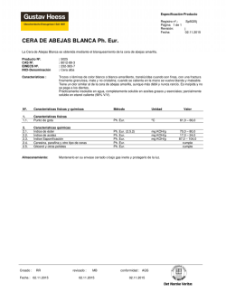 CERA DE ABEJAS BLANCA Ph. Eur.